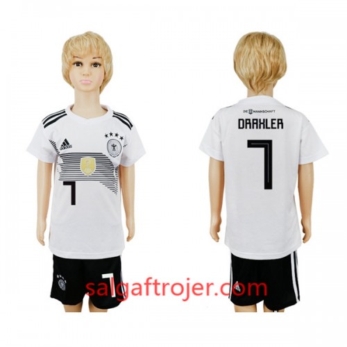 Tyskland Fodboldtrøjer Draxler 7 Børn Hjemmebanesæt VM 2018 Tyskland Fodboldtrøjer Draxler 7 Børn Hjemmebanesæt VM 2018